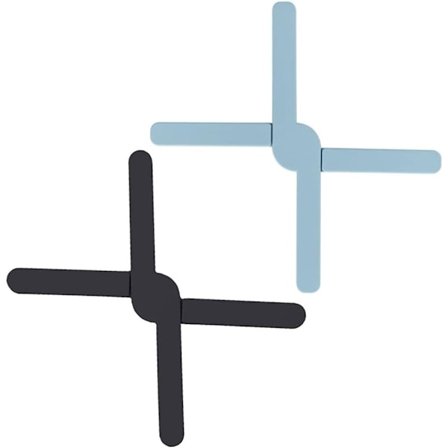 2 st hopfällbart stativ i silikon, halkfritt stativ i silikon, hopfällbart stativ i silikon