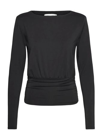 Rosemunde Rwbillie Ls O-Neck T-Shirt - Black - 42