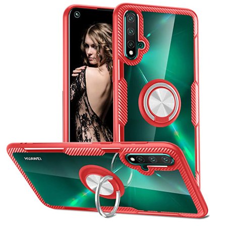 Skal med Ringhållare - Huawei Nova 5T