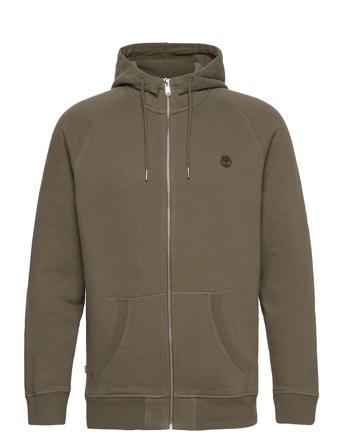 Ls Exeter River Basic Brushed Back Full Zip Regular Hoodie Grön Timberland