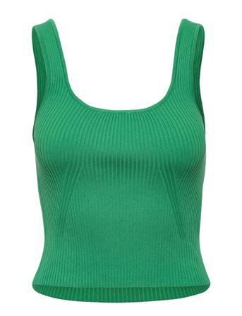 Clara Knitted Singlet Green Gina Tricot