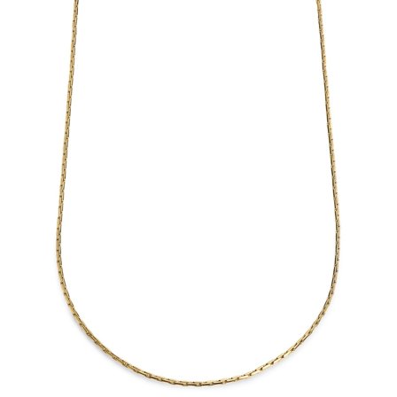 Essentials | 2 mm Gold-Tone Rectangular Box Chain Necklace for Men - Chain necklaces