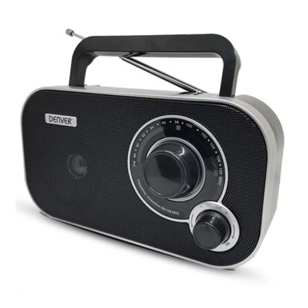 Denver FM-radio med analog innstilling og teleskopantenne