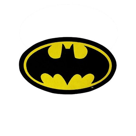 Broderad blommig patch-magi med broderat blommigt patch-bröstarmband - Batman