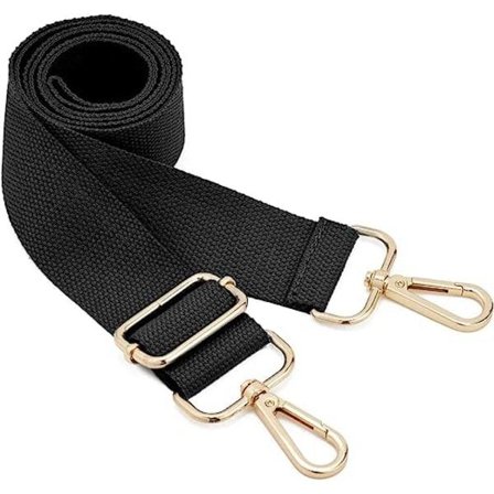 Bred skulderveskereim erstatning justerbar belte lerret veske crossbody håndveske