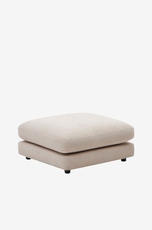 Kave Home - Pouffe - gala - Beige - Rahit - - Homeroom