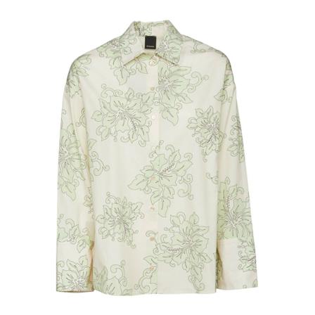 Pinko - Skjortor - Grön - Dam - Storlek: M, Dam, Storlek: M