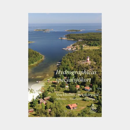Carta náutica desportiva Hydrographica 611 Arquipélago exterior de Estocolmo, Arholma - Söderarm - Rödlöga, A3 encadernado em anel