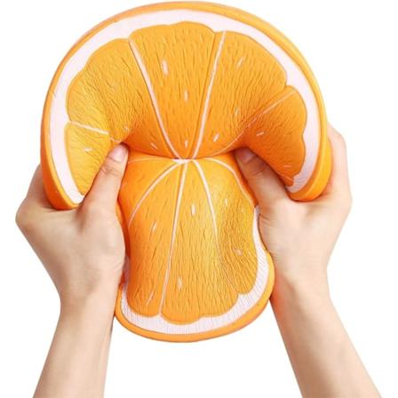 Jätteapelsiner Squishies, Super Jumbo Långsamt Stigande Kläm Leksaker, Stressavlastning Stor Squishy Frukt Doftande Kawaii Presentkollektion