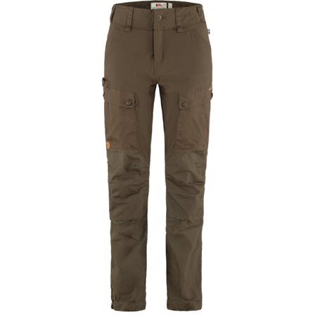 Fjällräven Dam's Forest Hybrid Trousers in Dark Olive | Size: 46/Regular, G-1000