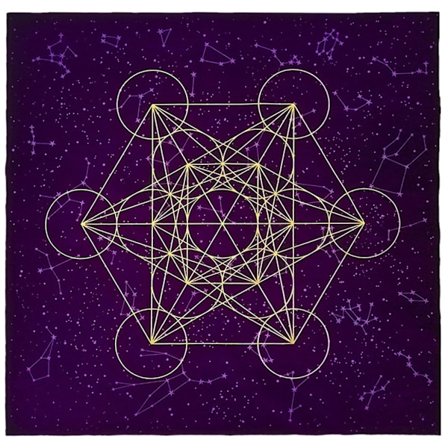 Altar Duk Tarot Kort Tarot Duk Duk Vikbord Tillbehör Gobeläng