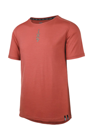 MTB-Paita iXS Flow Merino Marsinpunainen S