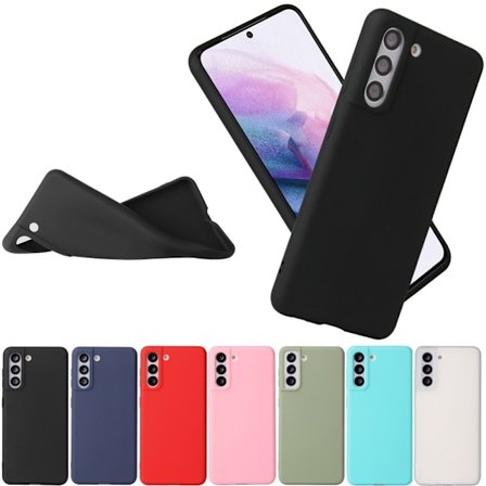 Silikone cover Samsung S21 FE cover mobilcover skærmbeskyttelse - Vælg: