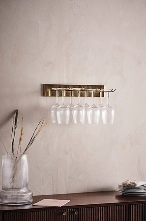 Jotex - Wijnglashouder - 44 Cm Breed Goud Goud - GIANNI - Koop Keukengerei bij Jotex