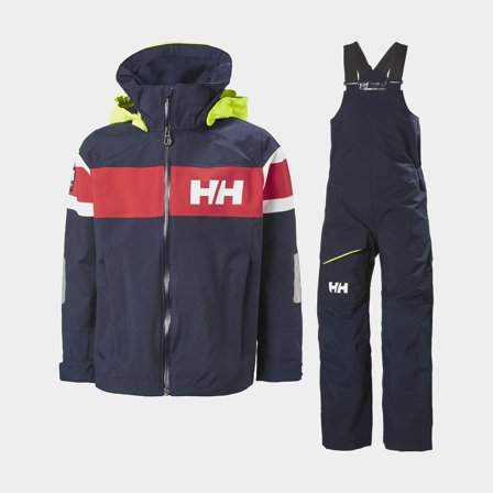 Jachtařská souprava Helly Hansen JR Salt, Navy, dětské a juniorské, 128 cl (8 let)