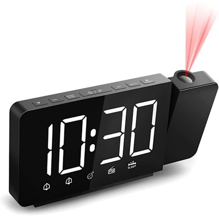 Kattopuprojektor herätyskello, FM-radio Elektroninen projektio