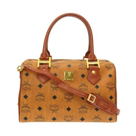 MCM Pre-owned, Handbags Bruin, Dames, Maat:ONE Size,Canvas