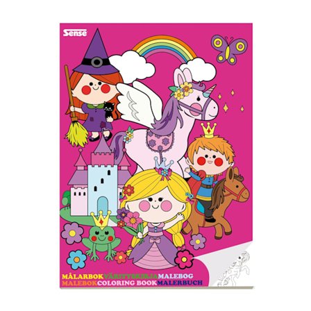 Sense Målarbok Lilla Sagoboken FSC