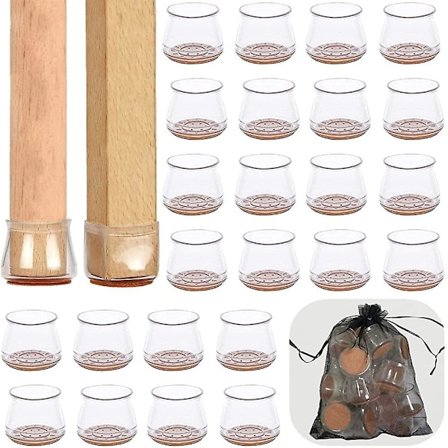 24 stk. silikone stolbenbeskyttere, stolbenbeskyttere