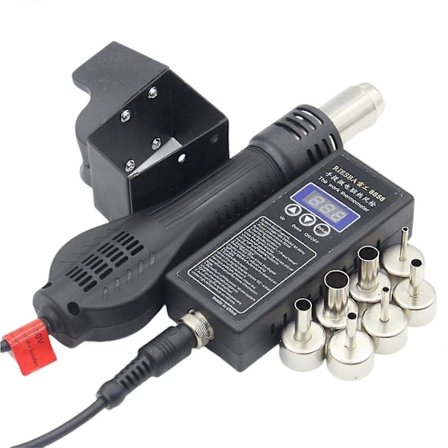 Varmluftpistol 8858 Loddestation 480w Varmepistol Svejsereparationsværktøj Ny