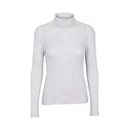 Basic Apparel Arense Turtleneck Hvid, Dame Rullekraver, Størrelse: XS