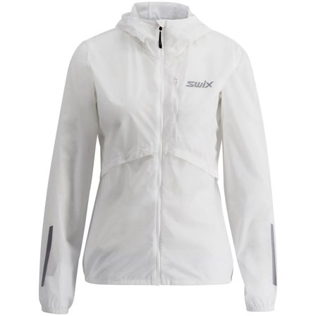 Swix Pace Wind Light Hooded Jacket W Bright white