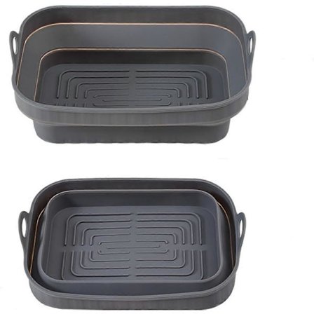 Silikoneform til Airfryer, genanvendelig silikoneform, universelt tilbehør til Airfryer, silikonekurv