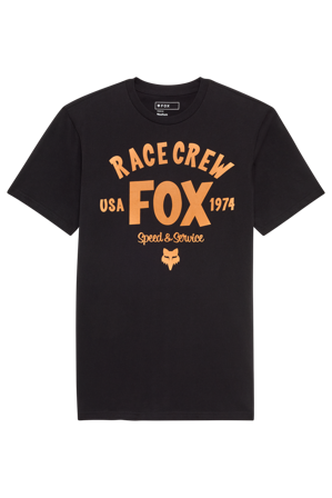 Koszulka FOX Slogan Prem Czarny S