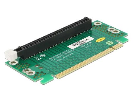 Delock Delock Riser Card PCI Express x16 angled 90° right insertion - stigekort