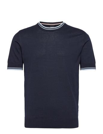 Talian T-shirt Blå BOSS