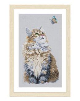 Diamond painting Skovkat - Lanarte