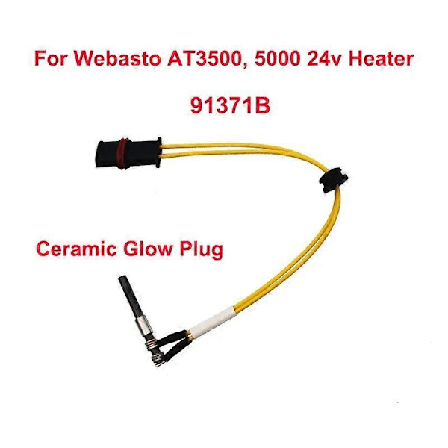 Autonom kupévarmer glødeplugg tennplugger 91371B for Webasto Air Top 3500 5000 24V motorvarmere