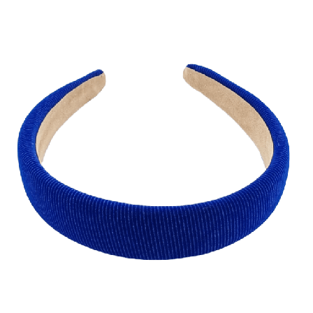 Complement Diadem Med Diskret Glitter 3 Cm Hårband Dam Blå