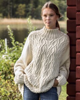 Strikkeoppskrift Genser Viktoria - Järbo