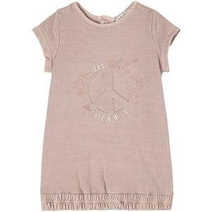 Kids - IKKS Peach Branded T-Shirt Dress 18 Months - Dresses - 18 months - Pink