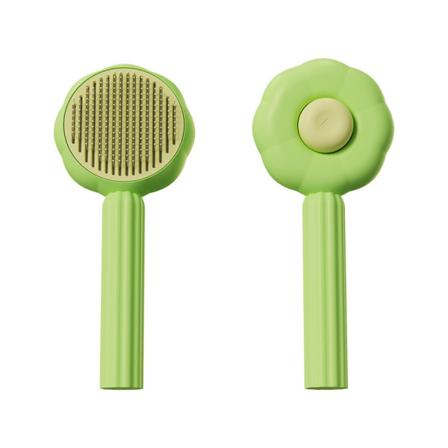 Pumpkin Pet Brush Comb Självrengörande Massagekam För Att Fälla