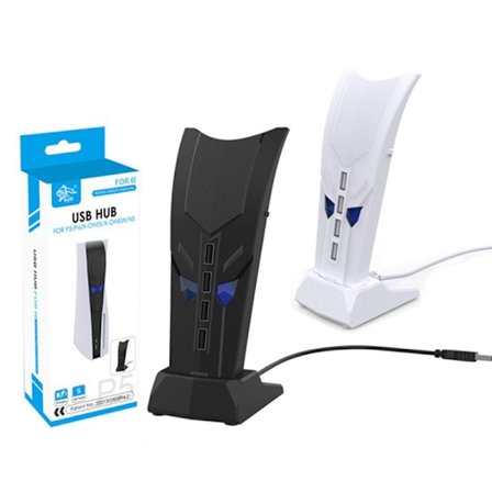 4 Portar USB Hub Adapter USB Splitter för PS5 PS4 Xbox