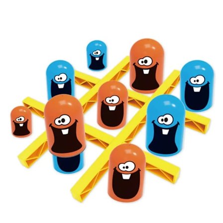 Tic Tac Toe Stor Spis Små Gobble Bræt Spil Forældre-Barn Interaktivt Pædagogisk legetøj