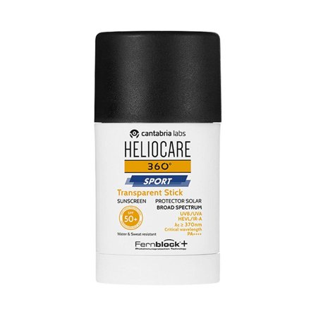 Heliocare 360° Sport Transparent Stick Protezione Solare SPF 50+
