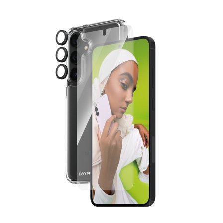 PanzerGlass 3-in-1 Protection Pack Samsung Galaxy S24+ | Ultra-Wide Fit w. EasyAligner