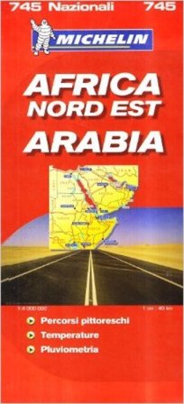 Africa nord-est, Arabia 1:4.000.000 NA