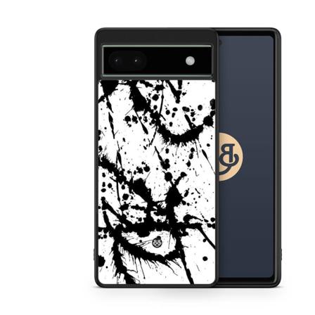 Bjornberry Skal Google Pixel 6a - Svart Färgstänk