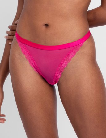 Dorina Misha-3Pp String - Pink - XXL