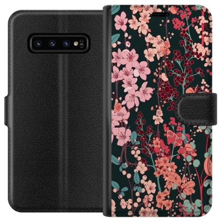 Samsung Galaxy S10 Lompakkokotelo Kasvimaan Retro