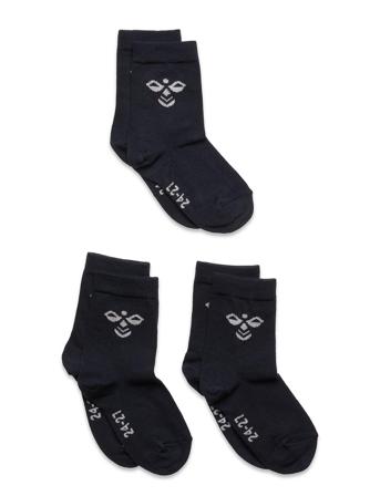 Sutton 3-Pack Sock Socks & Tights Socks Blå Hummel