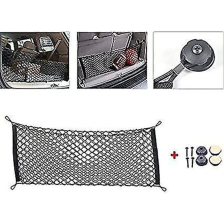 Lagringsnett i nylon for bagasjerommet i bilen