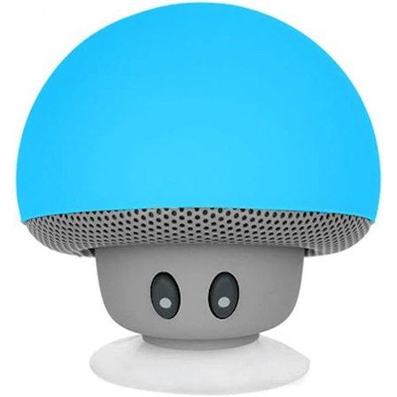 Mushroom Mob Vattentät Bluetooth-högtalare, Kraftfullt Ljud, Multifunktionell