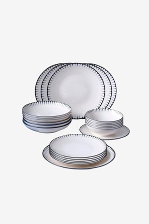 Hermia - Middagssæt (24 dele)-Lawson - Flerfarvet - Servicesæt - Fra Homeroom