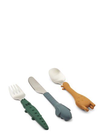 Liewood Tove All Together Cutlery Set - Multi/patterned - ONE SIZE