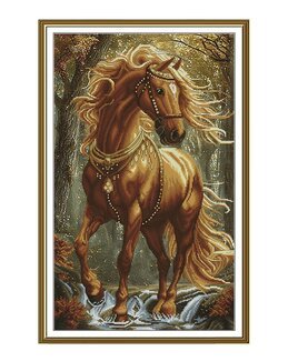 Broderipakke Bilde Magisk Hest - Nova Sloboda